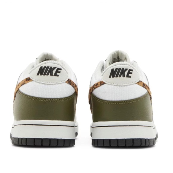 Nike Dunks in Olive/Leopard Print - Picture 8 of 8